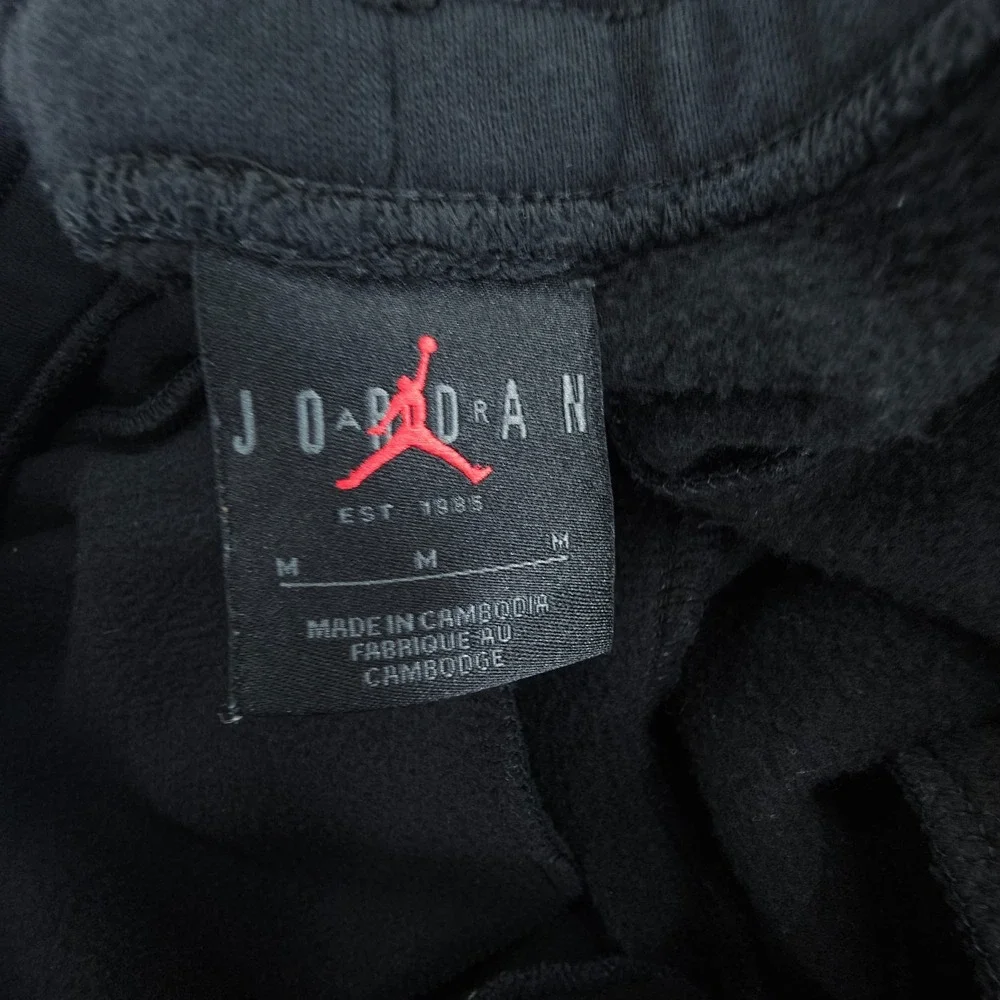 Nike Air Jordan Jump Man Bulls 91 92 93 Black Sweat Pants Mens Medium